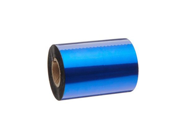 Rollo de Ribbon Zebra 131mm 5319 Colour Blue Performance Cera 450M para Impresoras Industriales