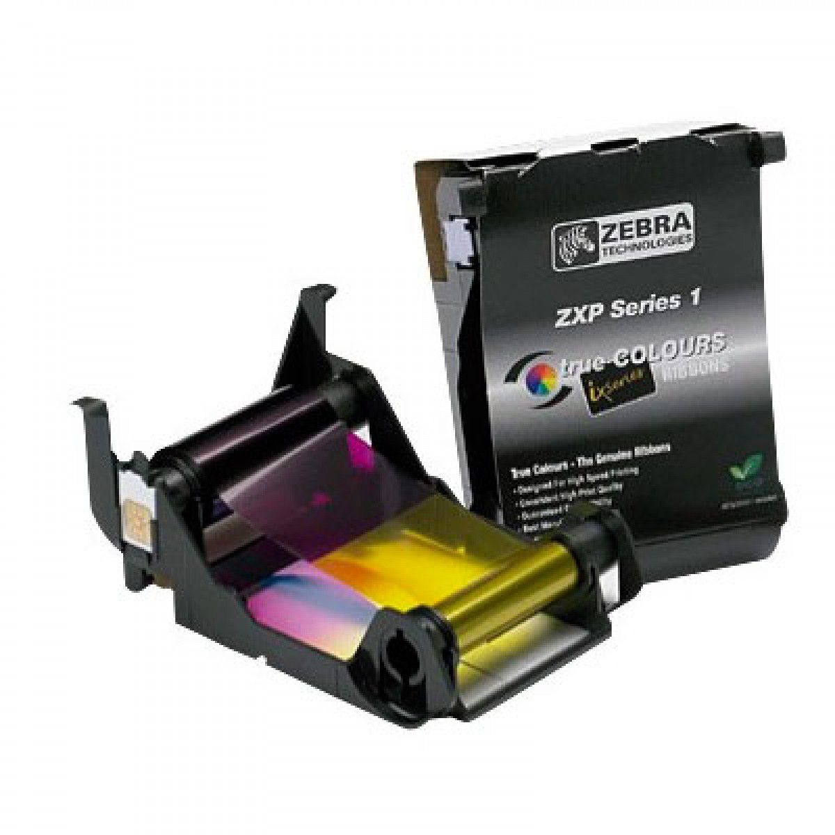Zebra Load-N-Go™ Ribbon de color para ZXP Series 1 YMCKO