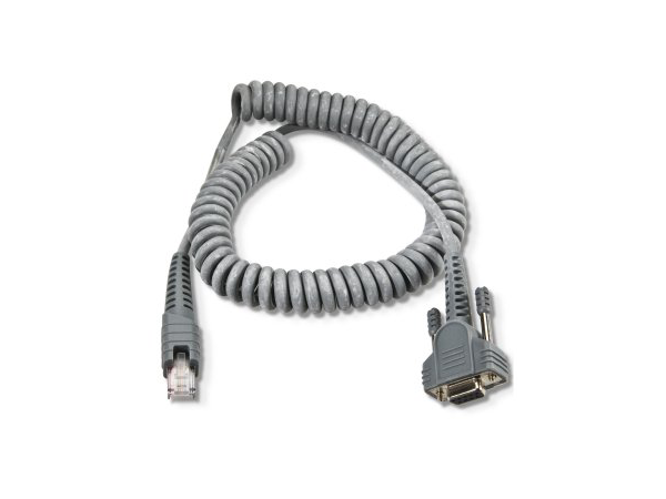 Cable (2 Meters/6.5 Feet, Powered RS232, Coiled, Stretch)