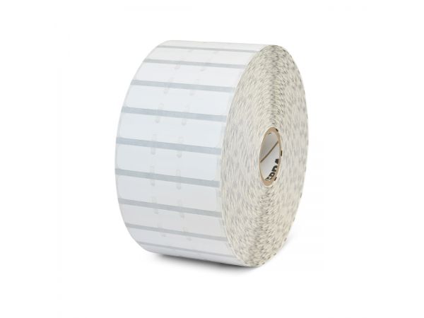 Rollo de etiquetas adhesivas Zebra 56mm x 13mm 8000D Jewelry (con solapas)