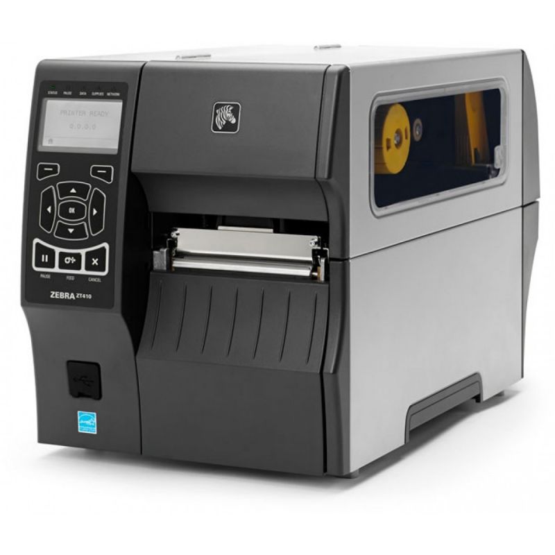 Impresora Zebra ZT410 300 dpi con Print Server y Dispensador con recogida en bobina