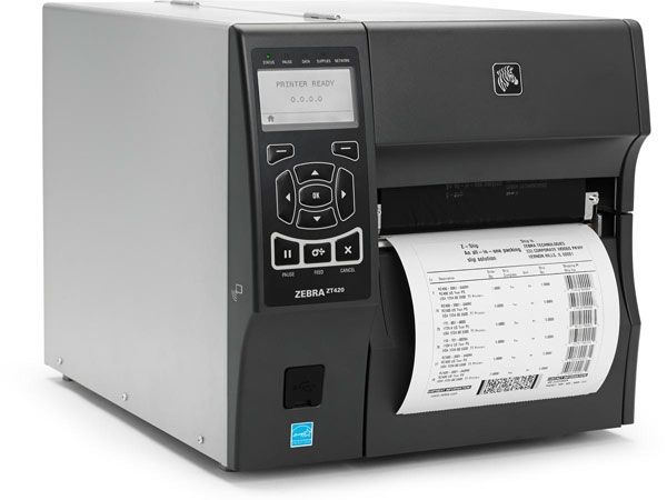 Impresora Zebra ZT420 300 dpi con Print Server y RFID