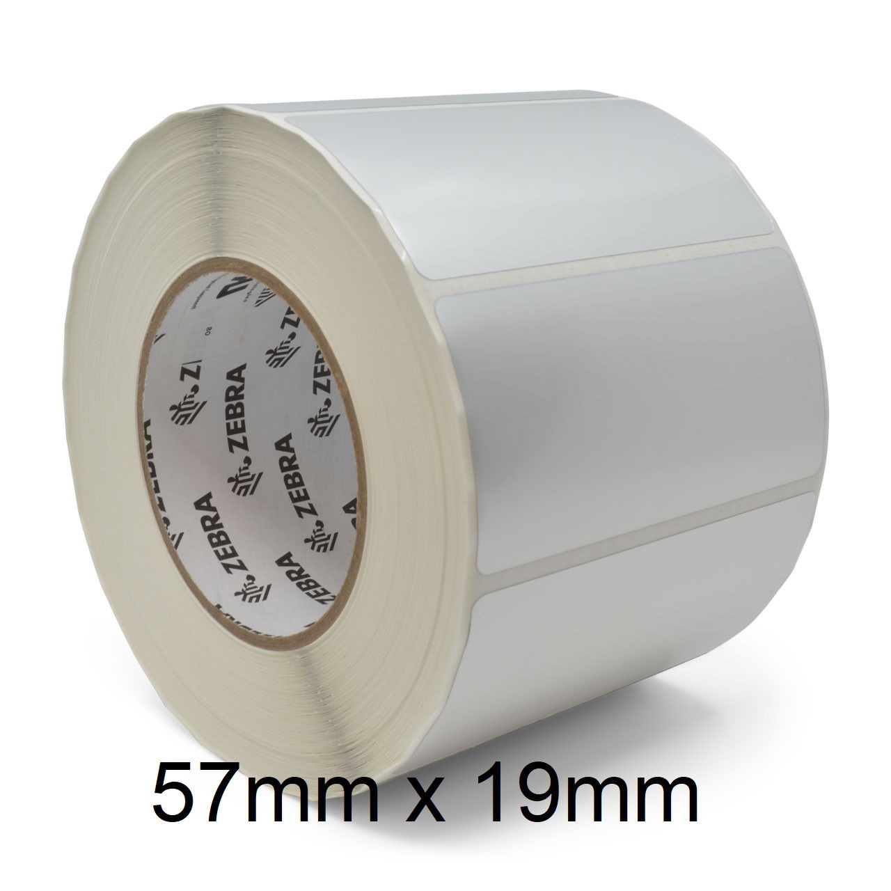 Rollo de etiquetas adhesivas Zebra 57mm x 19mm Z-Select 2000D