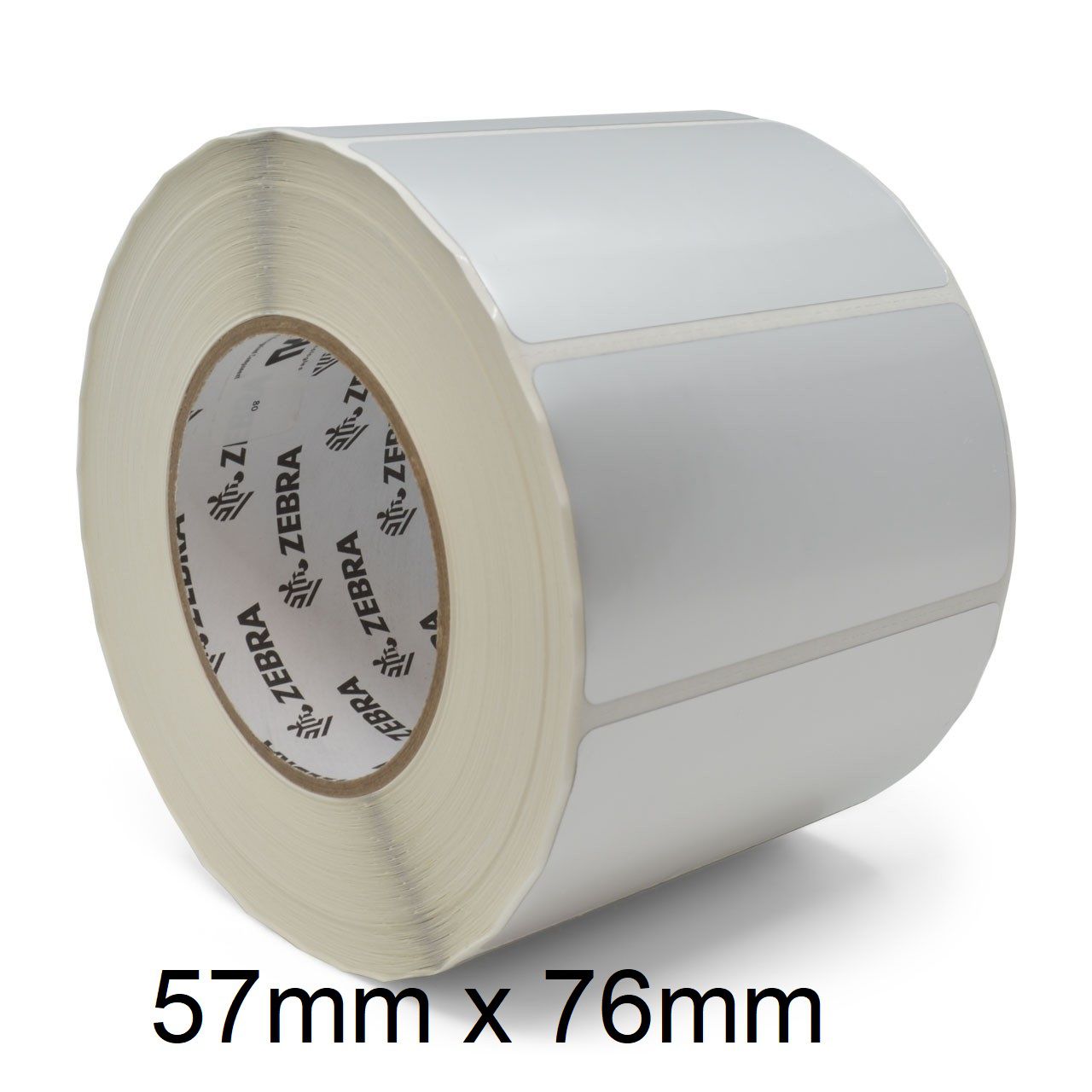 Rollo de etiquetas adhesivas Zebra 57mm x 76mm Z-Select 2000D
