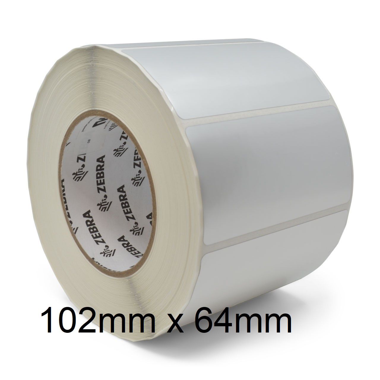 Rollo de etiquetas adhesivas Zebra 102mm x 64mm Z-Perform 1000T