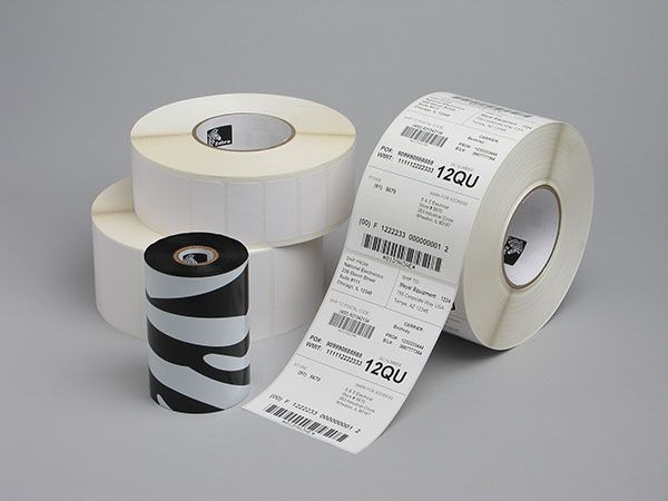 Rollo de etiquetas adhesivas Zebra 38mm x 13mm 8000T Cryocool