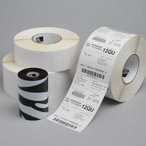 Rollo de etiquetas adhesivas Zebra 51mm x 25mm 8000T Cryocool