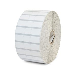 Rollo de etiquetas adhesivas Zebra 56mm x 13mm 8000D Jewelry (con solapas)