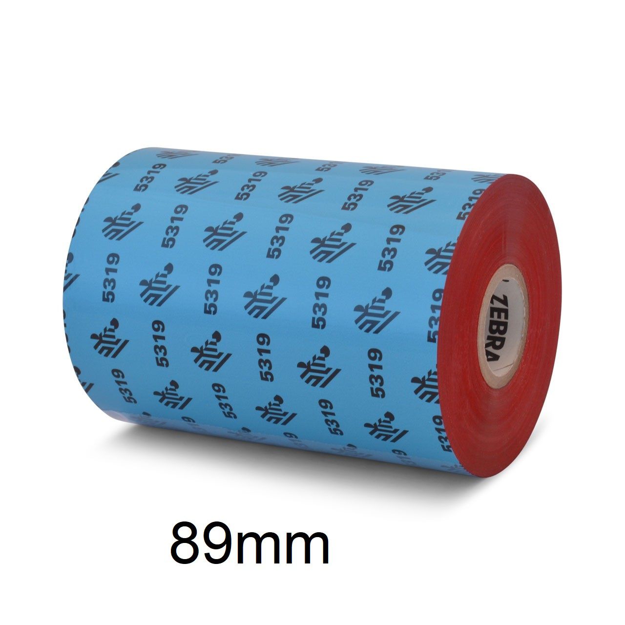 Rollo de Ribbon Zebra 89mm 5319 Cera 450M para Impresoras Industriales