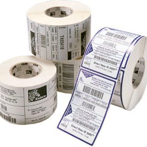 Rollo de etiquetas adhesivas Zebra 102mm x 102mm 8000T BloodBag