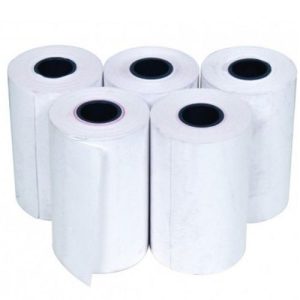 Thermal Paper roll, W:60mm, ID:25mm, OD:150mm, L:250m, 60micron (12 rolls/box)