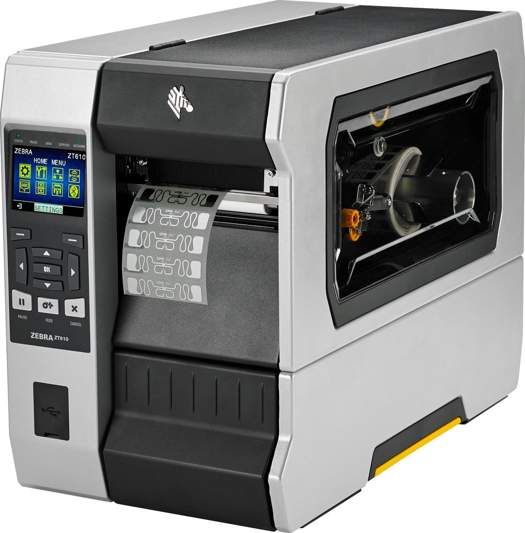 Impresora Zebra ZT610 4" 600 dpi con Rewind (includes Peel)