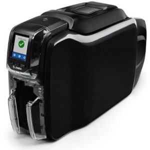 Zebra ZC350, Impresora de tarjetas una sola cara, 12 puntos/mm (300 ppp), USB, Ethernet, Wi-Fi, pantalla