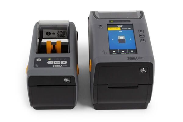 Impresora Zebra ZD611T, 12 puntos/mm (300 ppp), peladora, disp. (color), EPLII, ZPLII, USB, BT, Ethernet, Wi-Fi