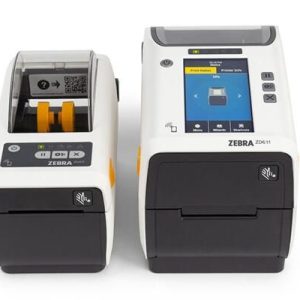Impresora Zebra ZD611T HC, 12 puntos/mm (300 ppp), disp. (color), EPLII, ZPLII, USB, BT, Ethernet, Wi-Fi, blanco