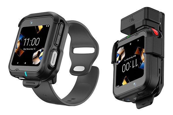 Zebra WS301, montaje de clip, soporte para auriculares de 3,5 mm, cámara frontal y lateral, 4GB/64GB, batería extraíble, Android