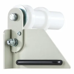 Extensión de diámetro Labelmate LMX367 para LD-100 y LD-200, soporte metálico con rodillo blanco, tornillería y asa negra