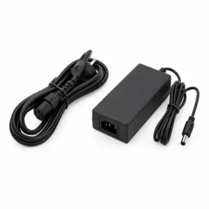 Fuente de alimentacion Labelmate PS-15V referencia LMX537 con adaptador negro, cable de red y conector de alimentacion